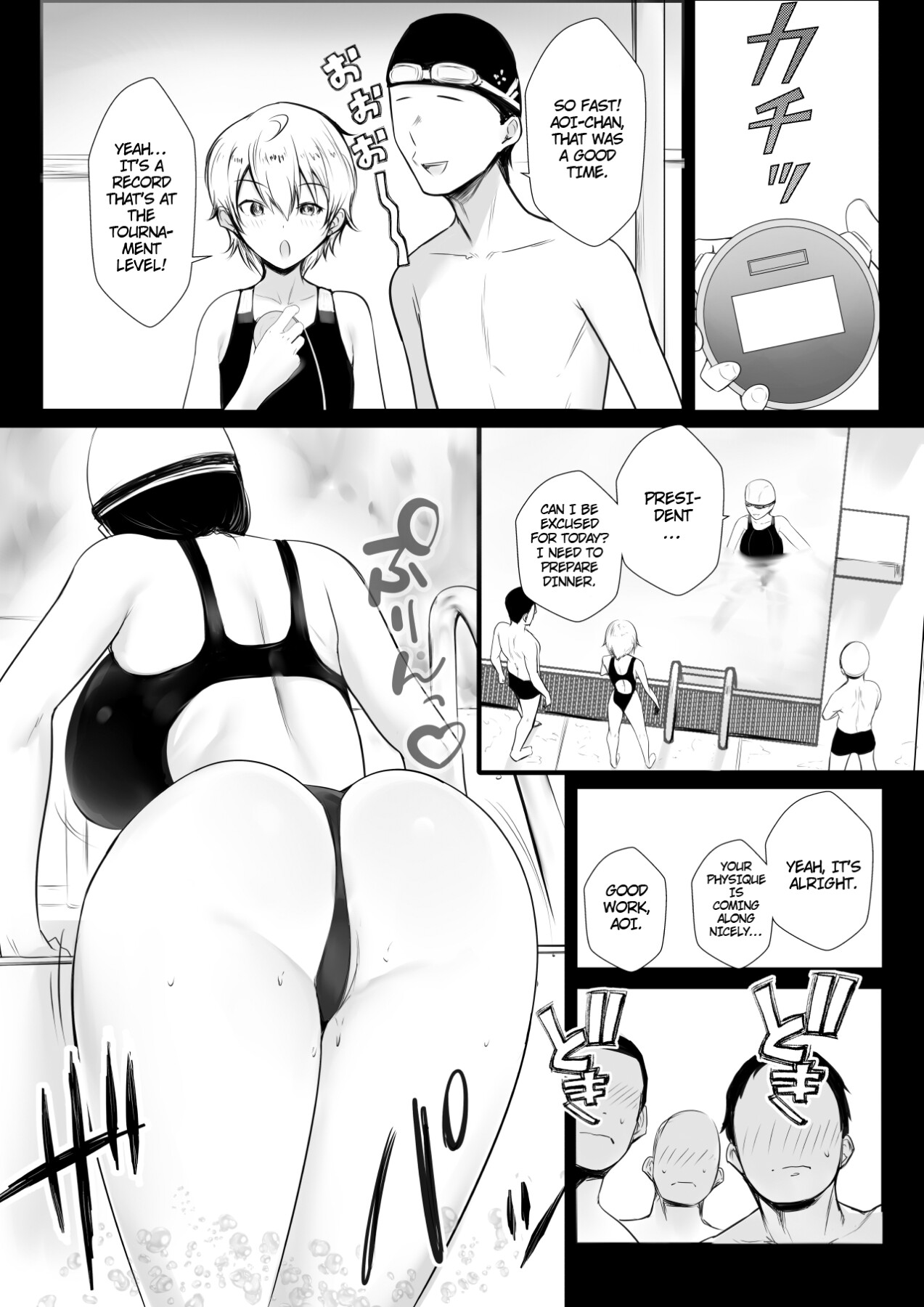 Hentai Manga Comic-I Witnessed The Big Breasted Schoolgirl Who Was Only Nice To Me having Sex With Another Man 7-Read-4